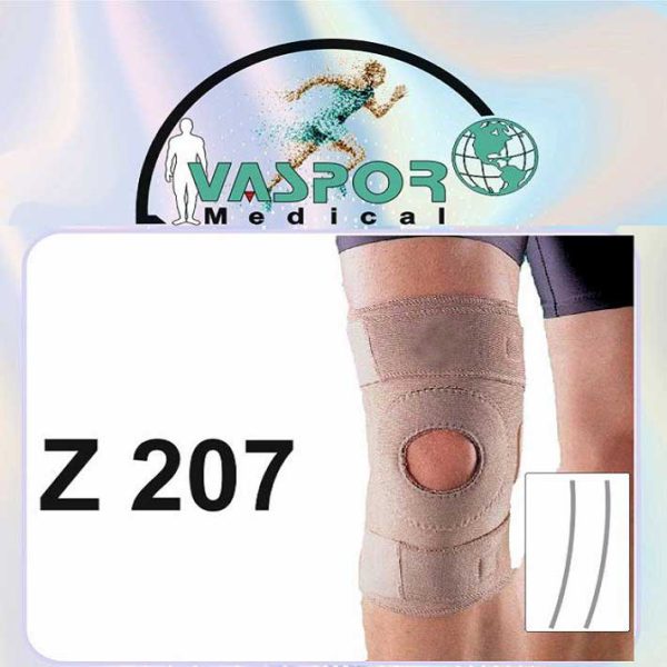 Adjustable free patellar knee brace, free size, Vaspor spring