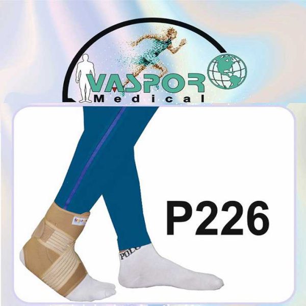 Neoprene spring ankle brace with Vaspor support